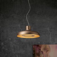 ICONE Duetto LED hanging light 927 Ø55cm bronze/gold
