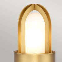 Elstead Borne lumineuse Paignton acier inox, laiton