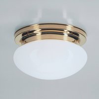 Berliner Messinglampen Taklampa HARRY med polerad mässing