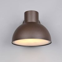 Trio Lighting Utomhusvägglampa ELBE, rostfärgad, Ø 20 cm, metall, IP44