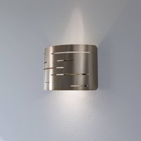 Opviq Vägglampa Oisin, guld, metall, höjd 22 cm, E27