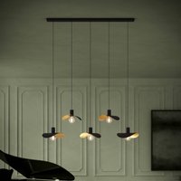 EGLO Stars Of Light Suspension Saceda, à 5 lampes, noir/doré