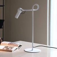kdln LED table lamp Bird, white, 48 cm, metal, dimmable