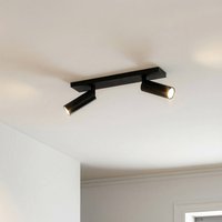 Spot pour plafond Arcchio Brinja Slim, noir, à 2 lampes GU10 MR11