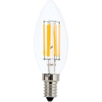 ORION LED-kronljuslampa E14 4,5W C35 filament 827 dimbar