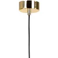 Suspension Euluna Spinn, à 1 lampe, verre, Ø 35 cm