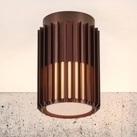 Nordlux Outdoor ceiling light Aludra, Seaside metallic brown