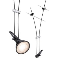 Paulmann Comet single spot for cable system, black