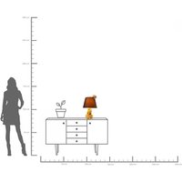 KARE bordslampa Animal Hedgehog Family, guld/brun, E27