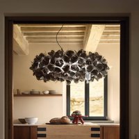 Slamp hänglampa Clizia MAMA NON MAMA Ø78 svart/svart