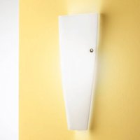 Fabas Luce Glass wall light DEDALO white