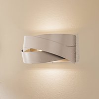 Euluna vägglampa Tornado, beige