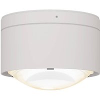 Puk! 120 One LED-Deckenspot Linse matt, weiß matt