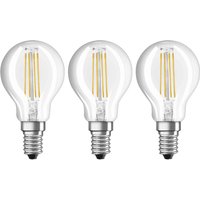 OSRAM LED filament bulb E14 4 W warm white, set of 3