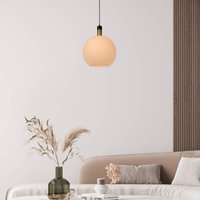 Lucide Julius hanging light, 1-bulb, opal, Ø 40 cm