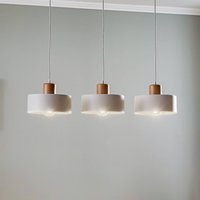 EMIBIG LIGHTING Tako pendant light, 3-bulb, white
