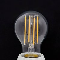 Lindby LED bulb, filament LED bulb, E27, 7W, clear, 2,700K