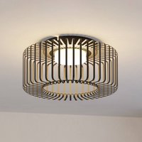 EGLO connect Plafonnier LED Ginestrone-Z, noir, aluminium