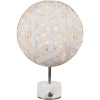 Forestier Chanpen S Hexagonal bord silver/vitt