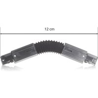 Eutrac 3-phase Flex connector, black