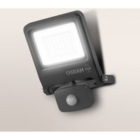 OSRAM ENDURA FLOOD outdoor spotlight, grey, sensor 30 W 840 IP44