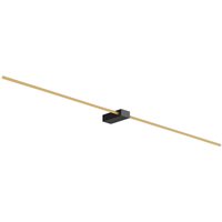 Wever & Ducré Lighting WEVER & DUCRÉ Finlin 2,0 vägg svart/guld 3 000K