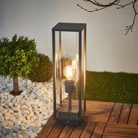 Lucande Annalea pillar light, 50 cm, anthracite, IP54