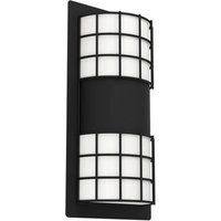 EGLO Cistierna 2 utomhusvägglampa, svart/vit