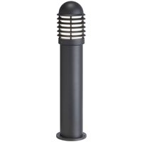 LCD Borne lumineuse 1041 Fonte d'aluminium avec lamelles, hauteur 75 cm