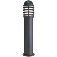 LCD Väglampa 1041 gjuten aluminium med lameller, höjd 75 cm