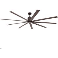 Loftventilator BIG SMOOTH ECO, bronze, 220 cm, støjsvag