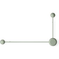 Vibia Pin 1694 LED-vägglampa, 2 lampor, grön