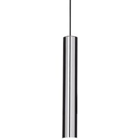 Ideallux Suspension Ideal Lux Look, couleur chrome, Ø 6 cm, métal