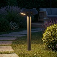 Lindby Ileyna path light, 2-bulb, anthracite, 100 cm