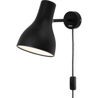 Anglepoise Type 75 vägglampa med kontakt svart