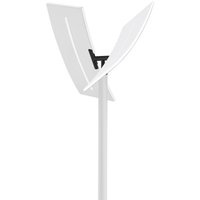 HELL Evolo CCT LED-golvlampa med läslampa vit/svart