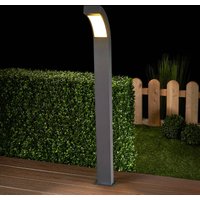 Lucande LED path light Lennik, 100 cm, anthracite, metal