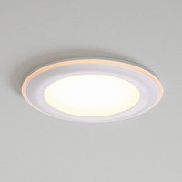 Nordlux LED-takinbyggnadslampa Elkton, Ø 8 cm