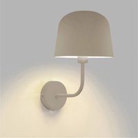 Forlight vägglampa Fres, beige, stål, bredd 18,5 cm