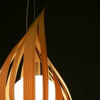 LZF LAMPS LZF Raindrop medium pendant light, cherry
