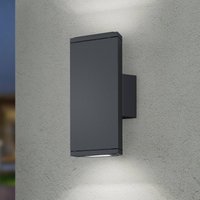 Trio Lighting COLORADO anthracite LED outdoor wall lamp, height 20 cm, metal, IP54