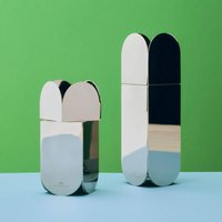 HAY Salero y pimentero Arcs, cromado