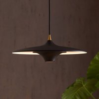 LOOM DESIGN LED-hänglampa Moja, Ø 42 cm, svart