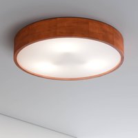 Envostar Kerio ceiling lamp, Ø47cm, rustic pine