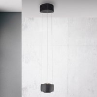 Suspension LED Paul Neuhaus Q-Stretto, noir, Ø 14,5 cm