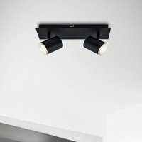 Briloner Banyo Splash ceiling spotlight GU10 IP44 2-bulb