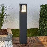 Lucande LED path light Nicola, 65 cm, anthracite, P54