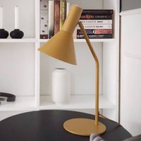 FRANDSEN Lyss table lamp, light brown, metal, 50 cm, E27