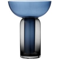 AYTM Vase Torus, blau, Ø 25 cm, Höhe 33 cm, Glas