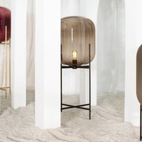 pulpo floor lamp Oda In Between, smoke grey/black, 111 cm